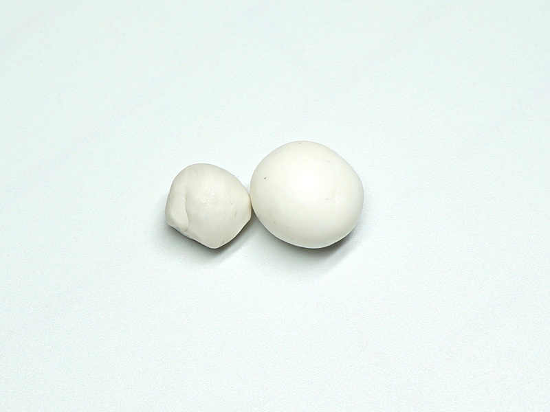 Fimo translucide et nacrée