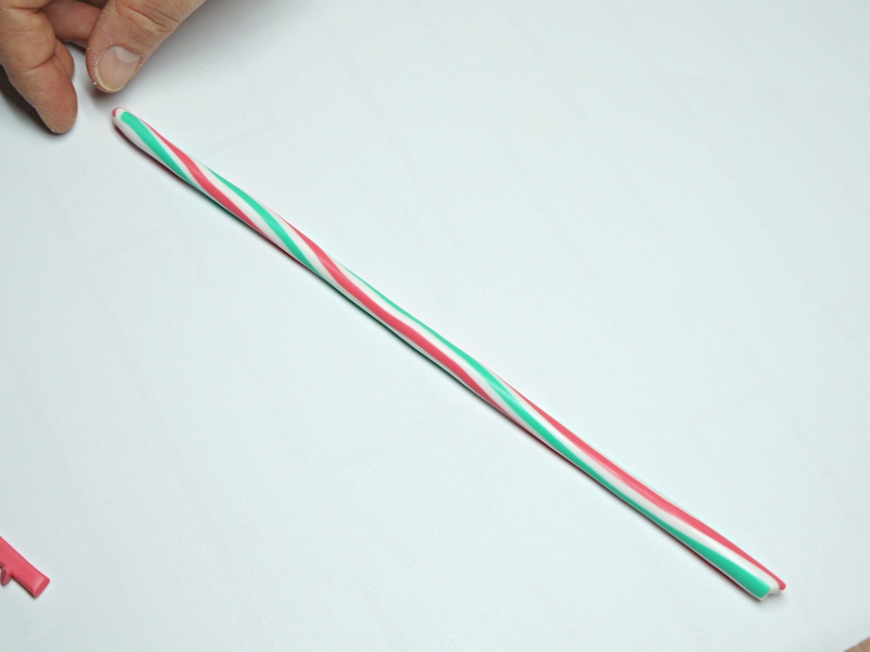 Etirer la canne en la twistant