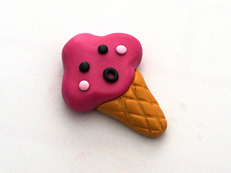 Créer les yeux, les joues roses et la bouche ronde de la glace kawaii