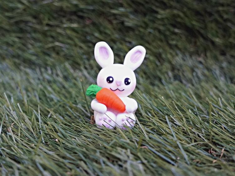 Lapin Kawaii en pâte Fimo - Passion-loisirs