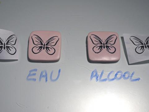 Le résultat est aussi bon avec de l'eau