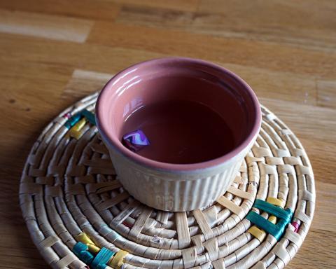 Résultat après la cuisson de la Fimo au micro-onde