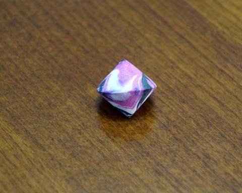 Résultat après ponçage au papier de verre à l'eau